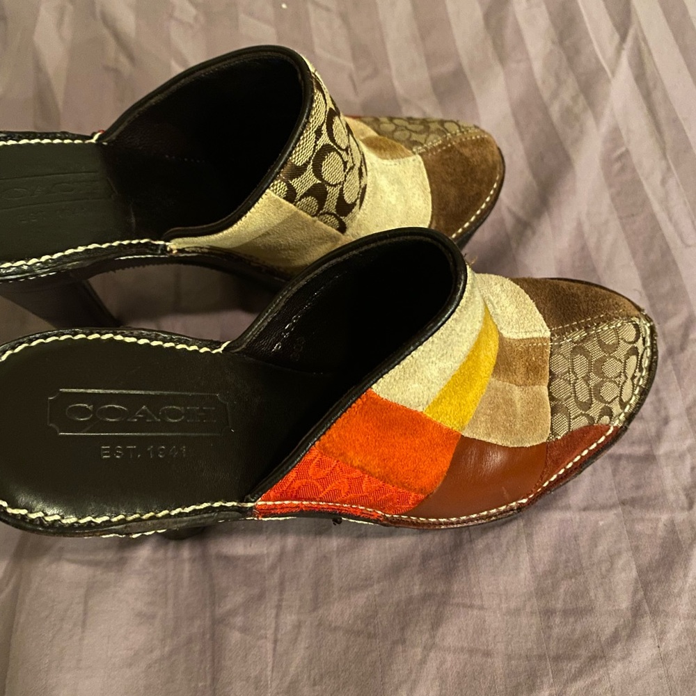 Coach patchwork mules - Picture 5 of 6